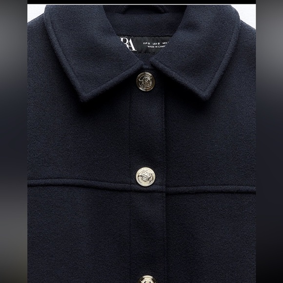 Zara gold button soft touch jacket - Picture 5 of 7
